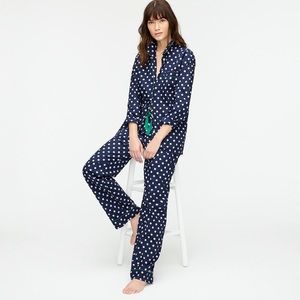 J. Crew Zoe Dot Long-sleeve sleep set